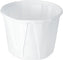 Dart - 0.5 Oz Solo White Paper Portion Cups, Pack of 250 - 050-2050