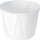 Dart - 0.5 Oz Solo White Paper Portion Cups, Pack of 250 - 050-2050