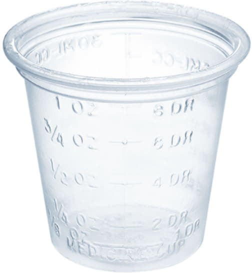 Dart - 1 Oz Clear Graduated Souffle Plastic Portion Cups, Pack of 5000 - P101M