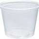 Dart - 1 Oz Clear Plastic Portion Cups, 2500/Cs - Pack of 100