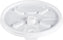 Dart - 12-24 Oz HIPS Plastic White Lift 'n' Lock Lid, 1000/Cs - 16FTL