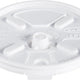 Dart - 12-24 Oz HIPS Plastic White Lift 'n' Lock Lid, 1000/Cs - 16FTL