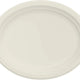 Dart - 12" Ivory Bare Solo Eco-Forward Bagasse Oval Platter Plates, 500/Cs - 12PLRSC1