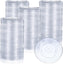 Dart - 12 Oz, 14 Oz Clear Flat Lid Straw Slot fist Cold Plastic Cups, Pack of 1000 - 695TS