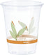 Dart - 12 Oz Solo Bare Eco-Forward RPET Ultra Clear Plastic Cups Leaf Design, 1000/cs - RTP12BARE