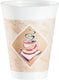 Dart - 12 Oz ThermoGlaze Insulated Foam Cups Stock Print, Pack of 1000 - 12X12G