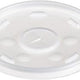 Dart - 12 Oz, Translucent Straw Slotted Lid, 1000/Cs - 12SL