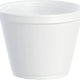 Dart - 12 Oz White EPS Foam Food Container, 500/Cs - 12SJ20