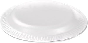 Dart - 16" Foam Plate, White Concorde Non-Laminated Foam Dinnerware, 1000/cs - 6PWC