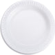 Dart - 16" Foam Plate, White Concorde Non-Laminated Foam Dinnerware, 1000/cs - 6PWC