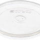 Dart - 16 Oz Clear Recessed Heat Plug Lid Plastic Containers, Pack of 1000- LVP516-0100