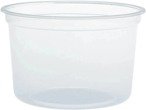 Dart - 16 Oz PP Plastic Clear Deli Container, 500/Cs - MN16-0100