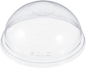 Dart - 16 oz - 24 Oz Clear Dome Lid No Hole fits Plastic Cups, Pack of 1000 - DNR626