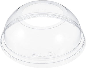 Dart - 16 oz - 24 oz Clear Dome Lid 1.9in Hole fits Plastic Cups, Pack of 1000 - DLW626