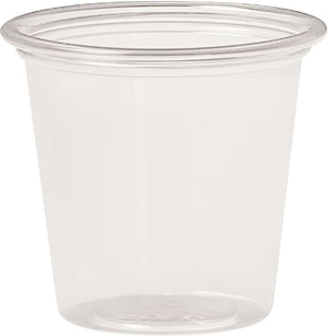 Dart - 1.5 Oz Solo Ultra Clear Souffles Plastic Cups, Pack of 250 - T125-0090