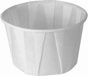 Dart - 2 Oz Solo White Paper Portion Cups, Pack of 250 - 200-2050