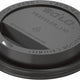 Dart - 20-24 Oz Black PS Dome Hot Cup Lid 1000/Cs - TLB20-0001