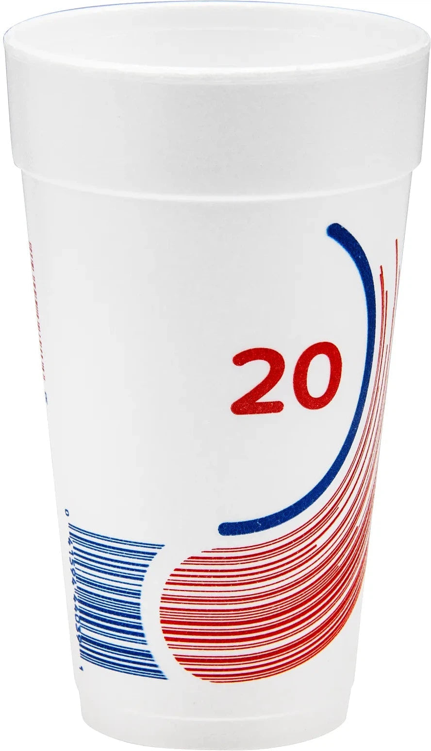 Dart - 20 Oz EPS Foam Cup - Breeze - 20J16B