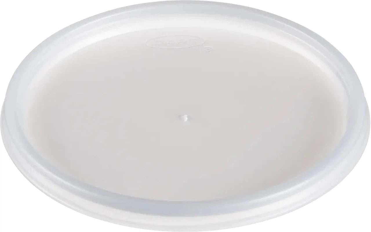 Dart - 20 Oz Translucent Plastic Lid, fits 32AJ20, 8SJ20, 12SJ20, 1000/cs - 20JL