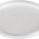 Dart - 20 Oz Translucent Plastic Lid, fits 32AJ20, 8SJ20, 12SJ20, 1000/cs - 20JL