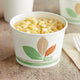 Dart - 24 Oz Solo Bare Eco-Forward Paper Soup /Food Cup Paper Container Leaf Design, 500/cs - V524PL-JF522