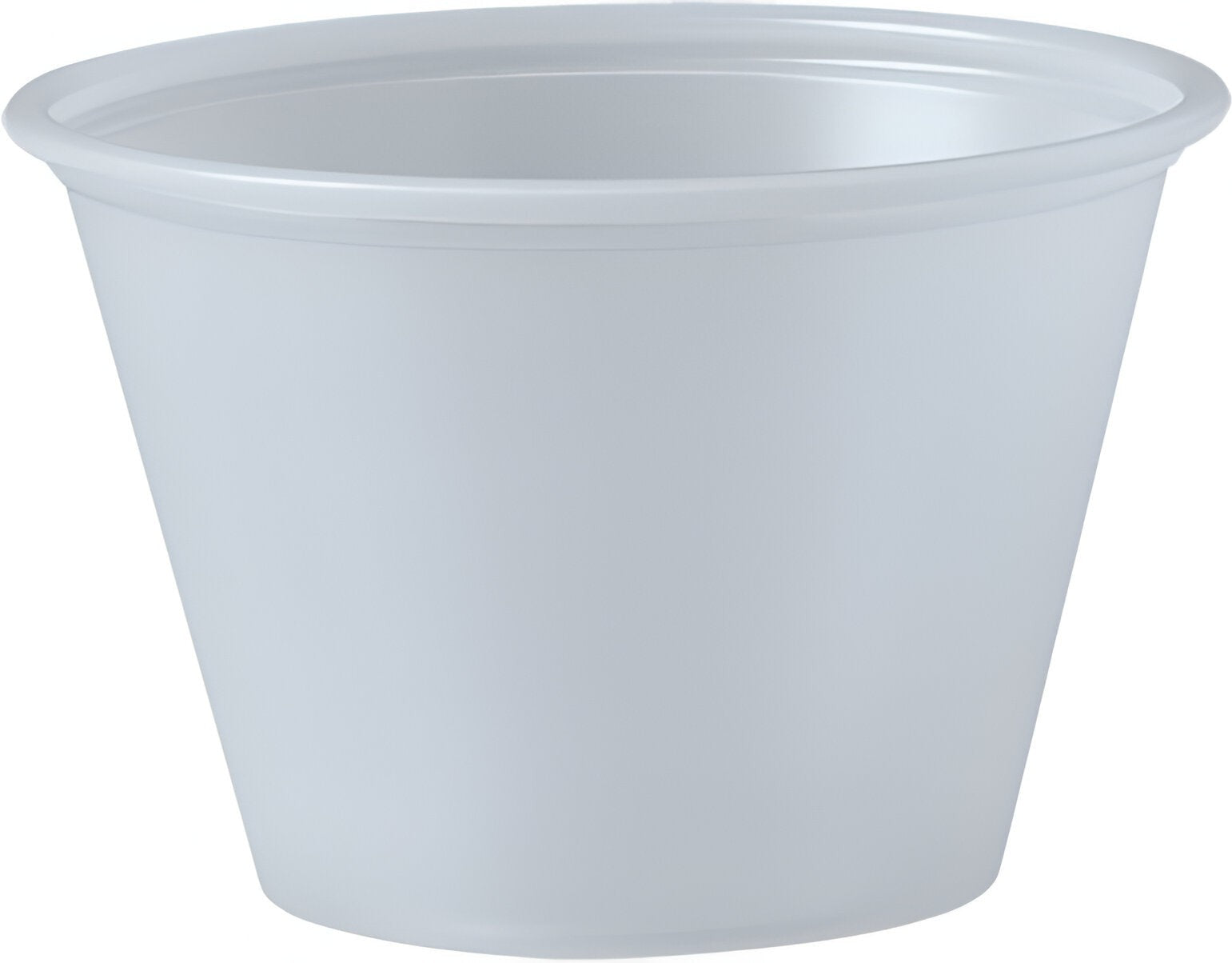 Dart - 2.5 Oz Solo Souffles Translucent Plastic Portion Cups, Pack of 250 - P250N