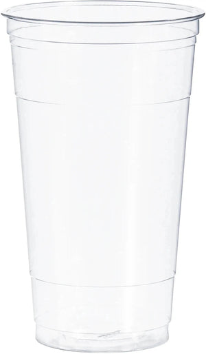 Dart - 32 Oz Clear Straight Wall Plastic Cups PET, 300/Cs - TC32