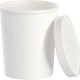 Dart - 32 Oz Paper White Container Combo, Pack of 250- KHB32A-2050