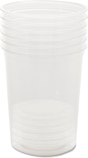 Dart - 32 Oz Solo Clear Deli Plastic Containers, Pack of 500 - DM32R-0090