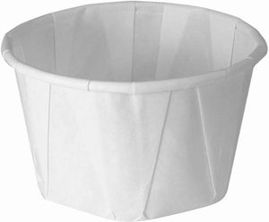 Dart - 3.25 Oz Solo White Paper Portion Cups, Pack of 250 - 325-2050