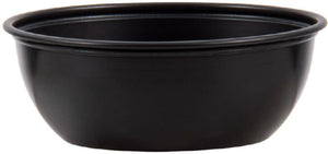 Dart - 3.5 Oz Black, Sauces, Sides, & Sweets Plastic Containers, Pack of 2500 - DSS3-0001