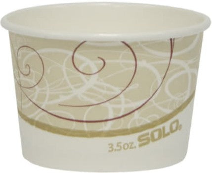 Dart - 3.5 Oz Solo VS DSP Symphony Design Paper Container, Pack of 2400- VS635N-J8000