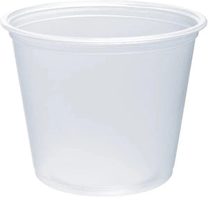 Dart - 4 Oz Conex Compliments Translucent Polypropylene Plastic Portion Cups, 2500/Cs - 400PC