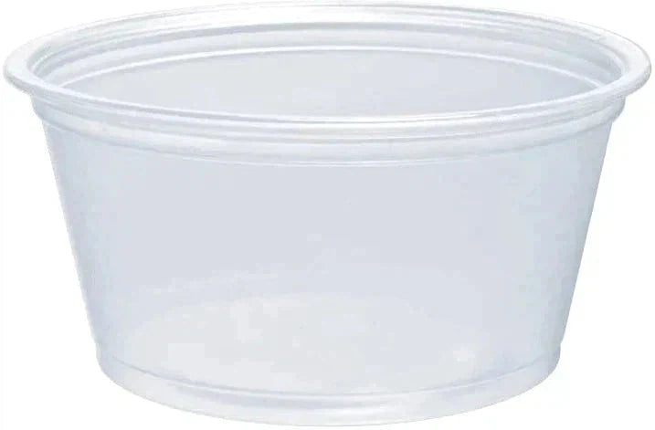 Dart - 4 Oz Conex Compliments Translucent Polypropylene Plastic Portion Cups, 2500/Cs - 400PC