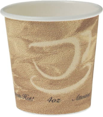 Dart - 4 Oz Solo Mistique Paper Hot Cups, Pack of 1000 - 374MS-0029