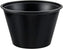 Dart - 4 Oz Solo Souffles Black Plastic Portion Cups, Pack of 250 - P400BLK