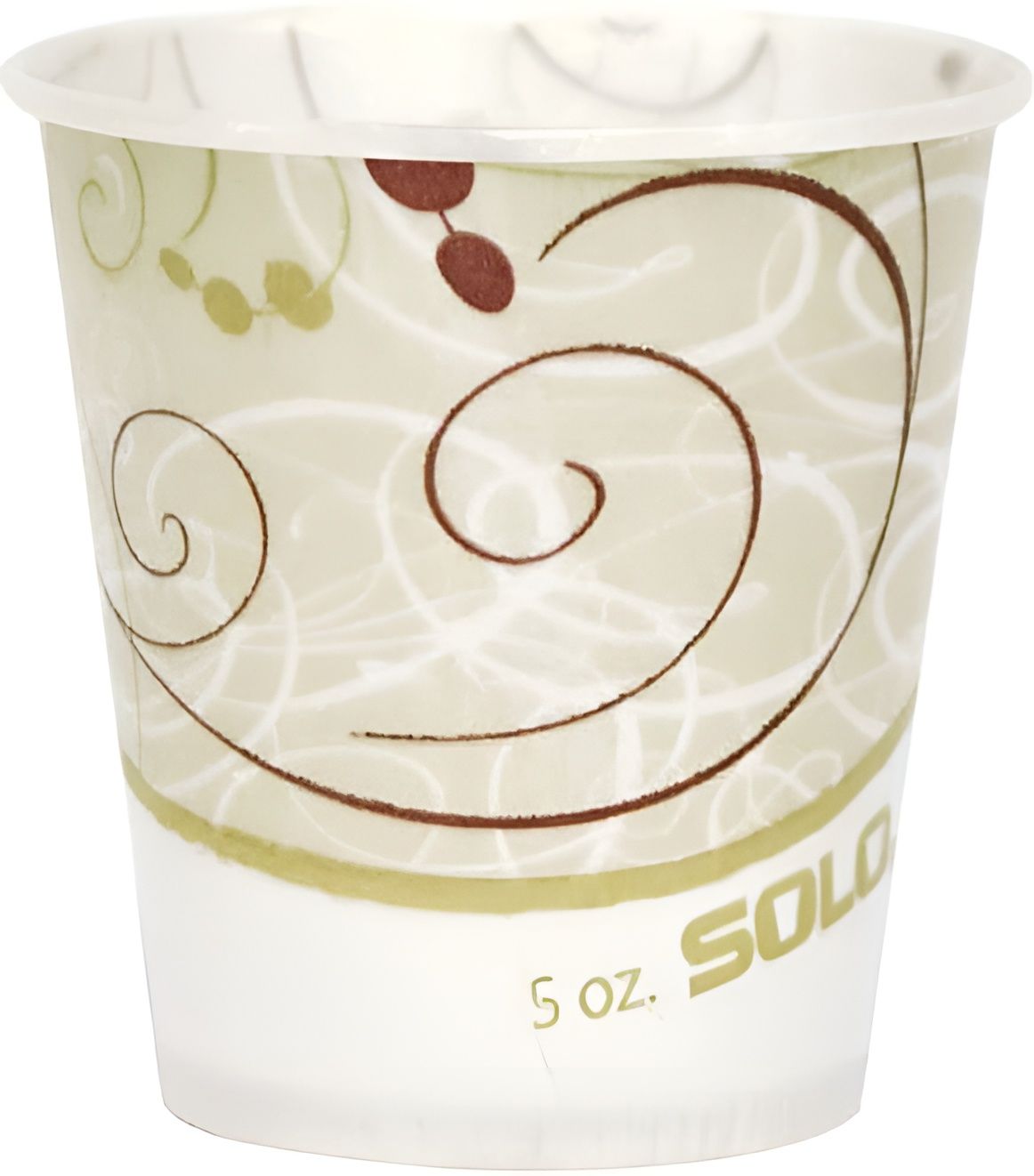 Dart - 5 Oz Solo Symphony Design Waxed Cold Paper Cold Cups, Pack of 3000 - R53-J8000