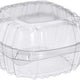 Dart - 5.3" x 5.4" x 2.6 Clear Seal Sandwich Plastic Hinged Container, 500/Cs - C53PST1