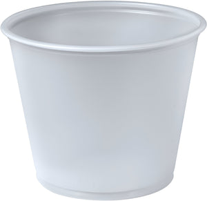 Dart - 5.5 Oz Solo Souffles Translucent Plastic Portion Cups, Pack of 2500 - P550N