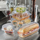 Dart - 6" Clear OPS Plastic Sandwich Container, 500/Cs - C57PST1