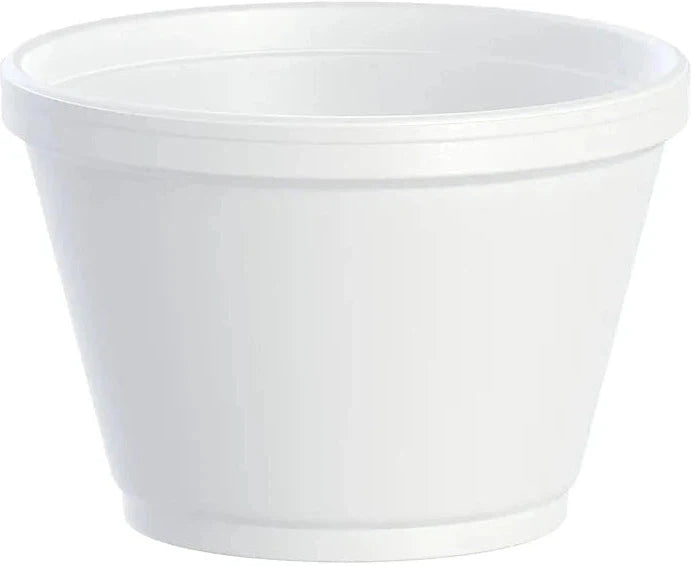 Dart - 6 Oz Foam Food Container, 1000/Cs - 6SJ12