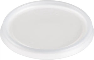 Dart - 6 Oz HIPS Plastic Translucent Non-vented Lid, 1000/Cs - 6JLNV