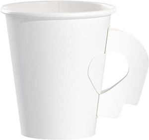 Dart - 6 Oz Solo White with Handle Paper Hot Cups, Pack of 1000 - 376HW-2050