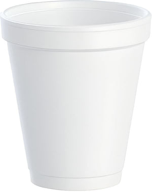 Dart - 6 Oz White Foam Cups, Pack of 1000 - 6J6