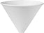 Dart - 6 Oz White Medical Funnel Plastic Portion Cups, Pack of 2500 - 6SRX-2050