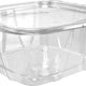 Dart - 64 Oz Flat Tamper Evident Plastic Container - CH64DEF