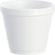 Dart - 8 Oz EPS Foam White Container, 1000/Cs - 8SJ12