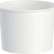 Dart - 8 Oz Paper White Container, 250/Cs - Z24WL