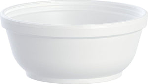 Dart - 8 Oz White Foam Bowls, Pack of 1000 - 8B20