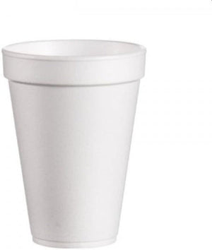 Dart - 8 Oz White Tall Foam Cups, Pack of 1000 - 9J8